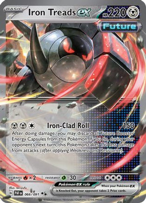 Iron Treads ex 66 - SV Paldean Fates Holofoil