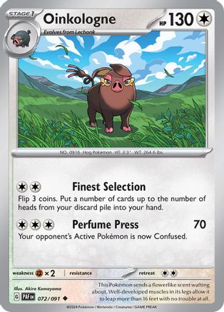 Oinkologne 72 - SV Paldean Fates Reverse Holofoil - Poke-Collect
