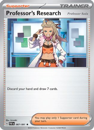 Professor's Research - 087/091 87 - SV Paldean Fates Holofoil - Poke-Collect