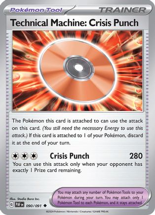 Technical Machine: Crisis Punch 90 - SV Paldean Fates - Poke-Collect