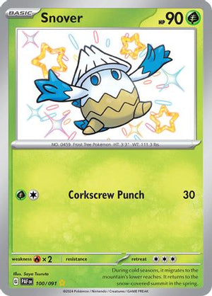 Snover 100 - SV Paldean Fates Holofoil - Poke-Collect