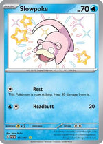 Slowpoke 116 - SV Paldean Fates Holofoil - Poke-Collect