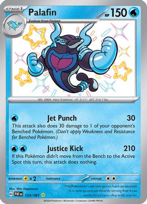 Palafin - 124/091 124 - SV Paldean Fates Holofoil - Poke-Collect