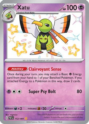 Xatu 152 - SV Paldean Fates Holofoil