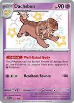 Dachsbun - 161/091 161 - SV Paldean Fates Holofoil - Poke-Collect