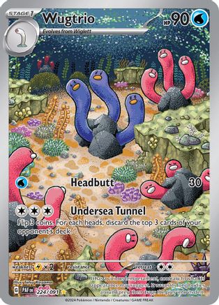 Wugtrio 224 - SV Paldean Fates Holofoil - Poke-Collect
