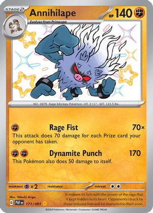 Annihilape - 171/091 171 - SV Paldean Fates Holofoil - Poke-Collect