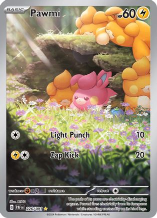 Pawmi - 226/091 226 - SV Paldean Fates Holofoil - Poke-Collect
