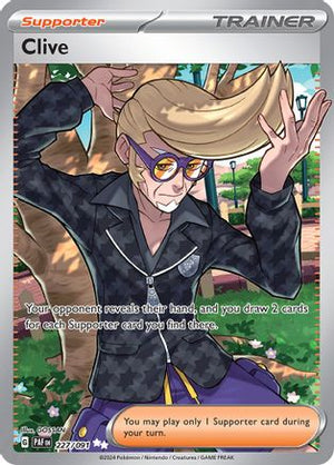 Clive - 227/091 227 - SV Paldean Fates Holofoil - Poke-Collect
