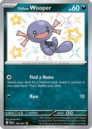 Paldean Wooper - 180/091 180 - SV Paldean Fates Holofoil - Poke-Collect