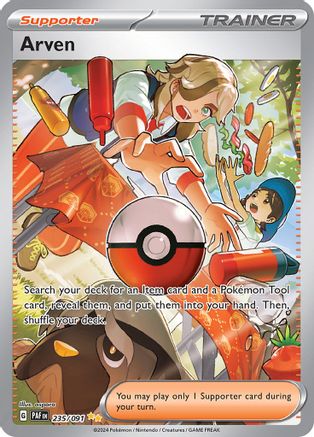Arven 235 - SV Paldean Fates Holofoil - Poke-Collect