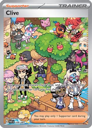 Clive - 236/091 236 - SV Paldean Fates Holofoil - Poke-Collect