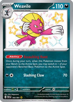 Weavile 183 - SV Paldean Fates Holofoil - Poke-Collect