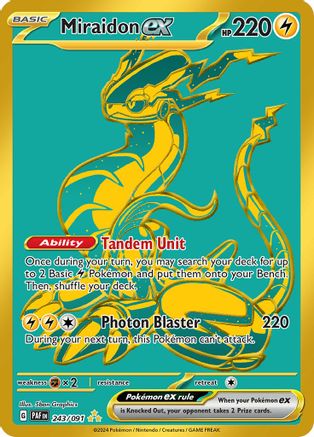 Miraidon ex 243 - SV Paldean Fates Holofoil - Poke-Collect