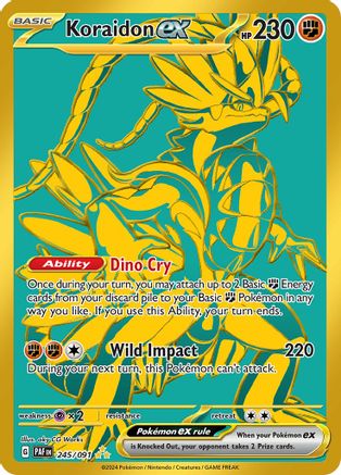Koraidon ex 245 - SV Paldean Fates Holofoil - Poke-Collect