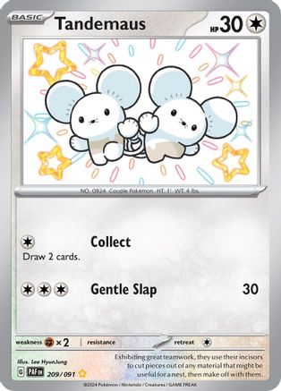 Tandemaus 209 - SV Paldean Fates Holofoil - Poke-Collect