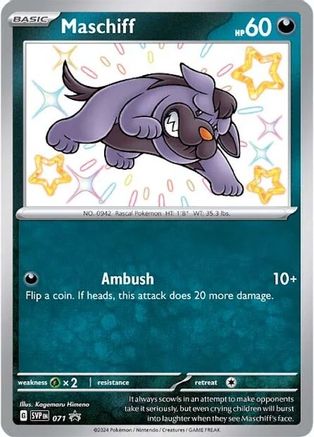 Maschiff - 071 71 - SV Scarlet & Violet Promo Cards Holofoil - Poke-Collect