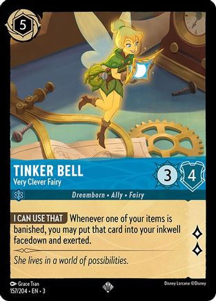 Tinker Bell - Very Clever Fairy (157/204) - Into the Inklands