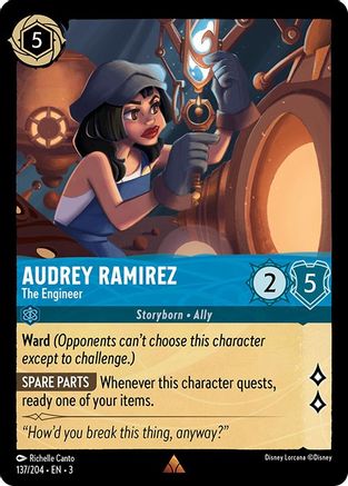 Audrey Ramirez - The Engineer (137/204) - Into the Inklands Cold Foil