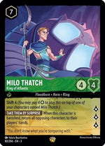 Milo Thatch - King of Atlantis (80/204) - Into the Inklands Cold Foil - Poke-Collect