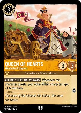 Queen of Hearts - Wonderland Empress (20/204) - Into the Inklands