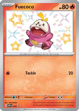 Fuecoco - 079 79 - SV Scarlet & Violet Promo Cards Holofoil - Poke-Collect