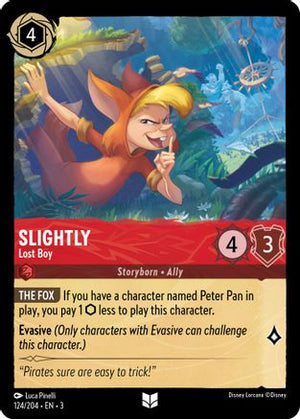 Slightly - Lost Boy (124/204) - Into the Inklands Cold Foil