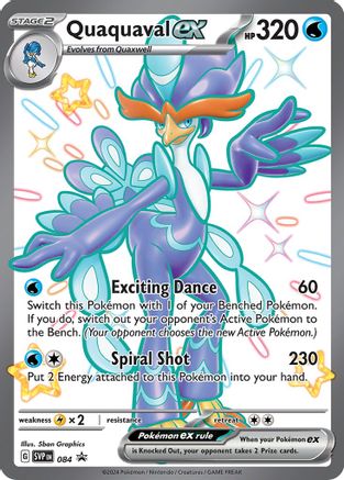 Quaquaval ex - 084 84 - SV Scarlet & Violet Promo Cards Holofoil - Poke-Collect