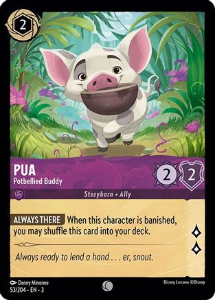 Pua - Potbellied Buddy (53/204) - Into the Inklands Cold Foil