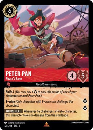 Peter Pan - Pirate's Bane (120/204) - Into the Inklands Cold Foil