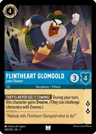 Flintheart Glomgold - Lone Cheater (140/204) - Into the Inklands - Poke-Collect