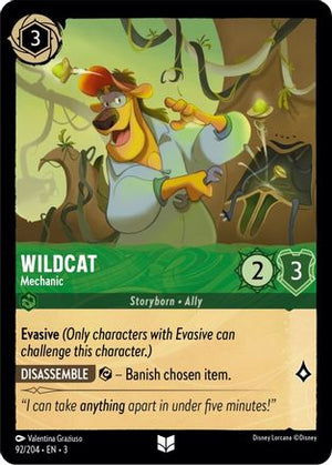 Wildcat - Mechanic (92/204) - Into the Inklands Cold Foil