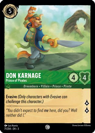 Don Karnage - Prince of Pirates (71/204) - Into the Inklands