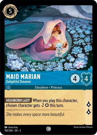 Maid Marian - Delightful Dreamer (150/204) - Into the Inklands Cold Foil - Poke-Collect
