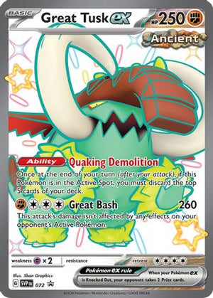 Great Tusk ex - 072 72 - SV Scarlet & Violet Promo Cards Holofoil - Poke-Collect