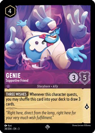 Genie - Supportive Friend (38/204) - Into the Inklands