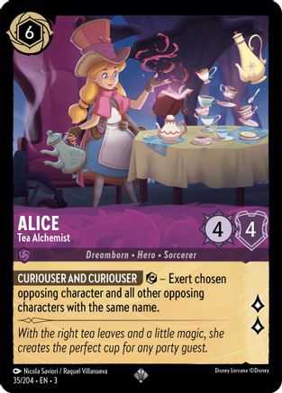 Alice - Tea Alchemist (35/204) - Into the Inklands Cold Foil