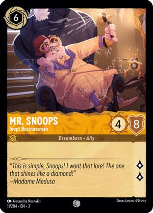 Mr. Snoops - Inept Businessman (11/204) - Into the Inklands Cold Foil