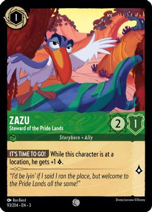 Zazu - Steward of the Pride Lands (93/204) - Into the Inklands