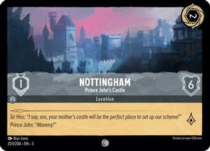 Nottingham - Prince John's Castle (203/204) - Into the Inklands Cold Foil