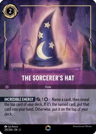 The Sorcerer's Hat (Enchanted) (210/204) - Into the Inklands Holofoil