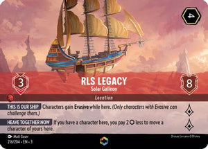 RLS Legacy - Solar Galleon (Enchanted) (216/204) - Into the Inklands Holofoil