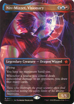 Niv-Mizzet, Visionary (FDN-411) - Foundations (Borderless) Foil - Poke-Collect