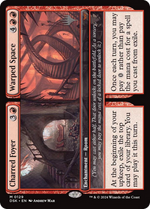 Charred Foyer // Warped Space (PPDSK-129) - Duskmourn: House of Horror Promos - Poke-Collect