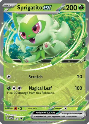 Sprigatito ex - 087 87 - SV Scarlet & Violet Promo Cards Holofoil - Poke-Collect