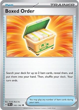 Boxed Order 143 - SV05 Temporal Forces - Poke-Collect