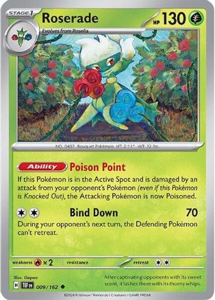 Roserade 9 - SV05 Temporal Forces - Poke-Collect