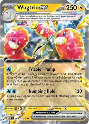 Wugtrio ex 60 - SV05 Temporal Forces Holofoil - Poke-Collect