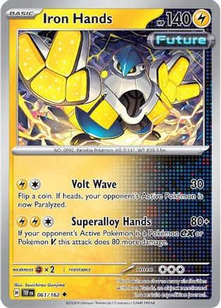 Iron Hands 61 - SV05 Temporal Forces Reverse Holofoil - Poke-Collect