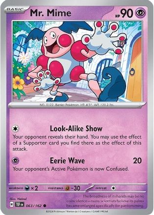 Mr. Mime 63 - SV05 Temporal Forces - Poke-Collect